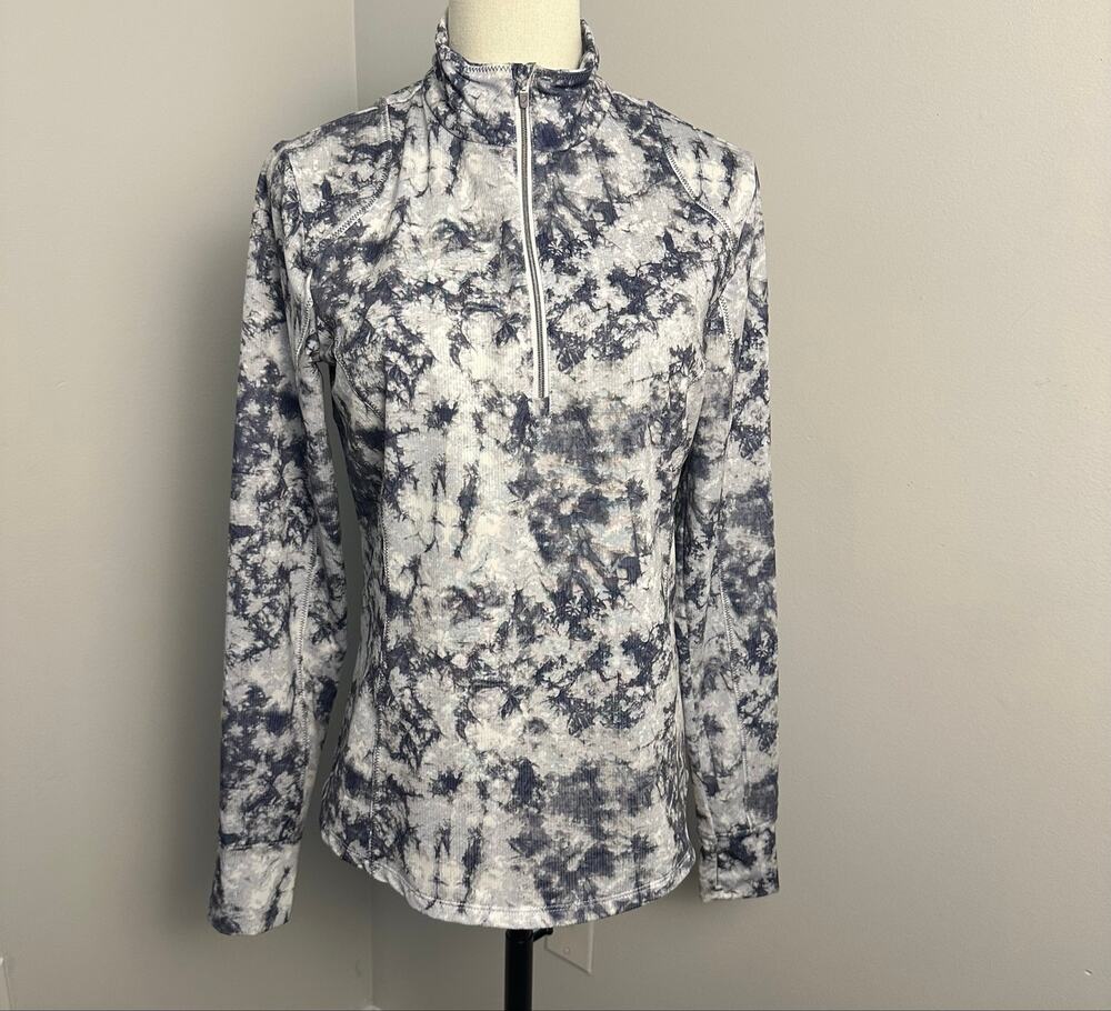 Zero Restriction Golf Pullover Women S Providence Country C Tie Dye Cloud Print